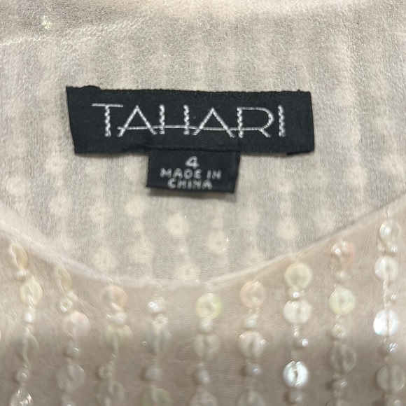 Vintage Tahari white sequin camisole - Picture 3 of 7